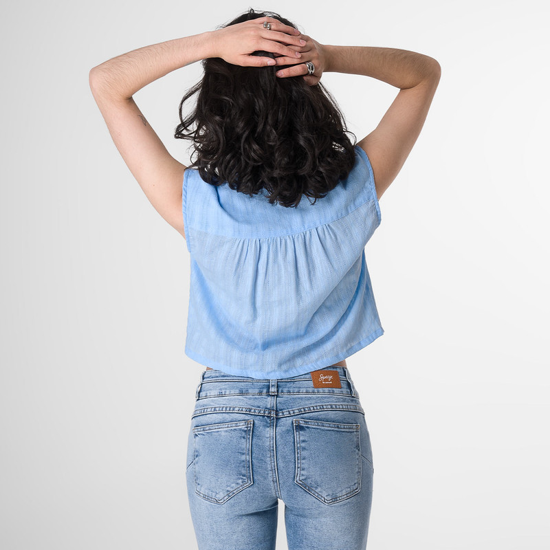 BLUSA MODA FAIRHA LINO MUJER - 3