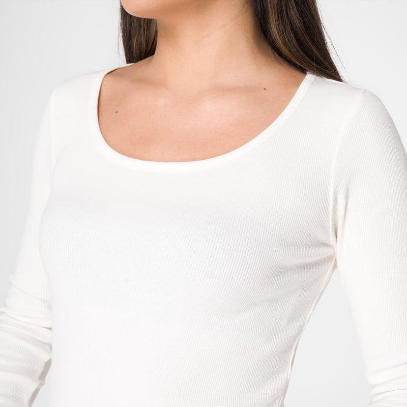 POLO CROPP LARITSSA RIB LYCRADO MUJER - 4