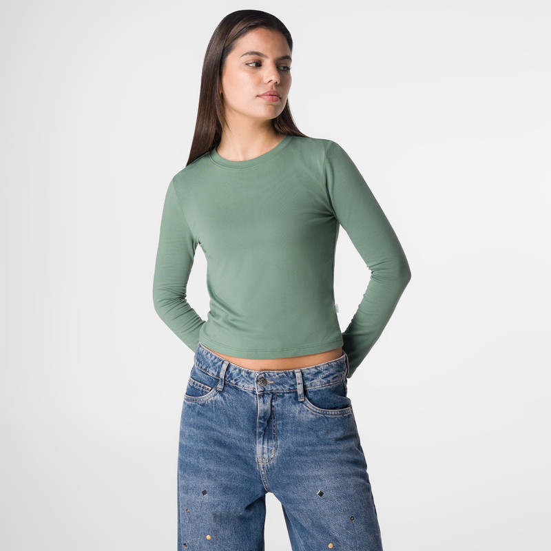 POLOS JERSEY FULL LYCRA MUJER LOARA SOLIDO - 1