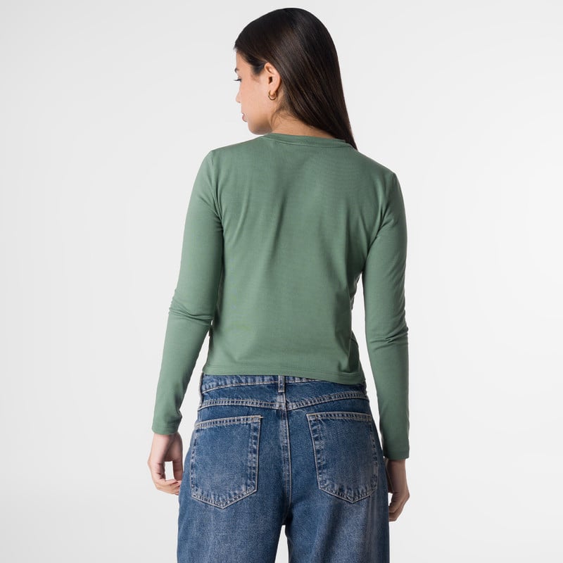 POLOS JERSEY FULL LYCRA MUJER LOARA SOLIDO - 3