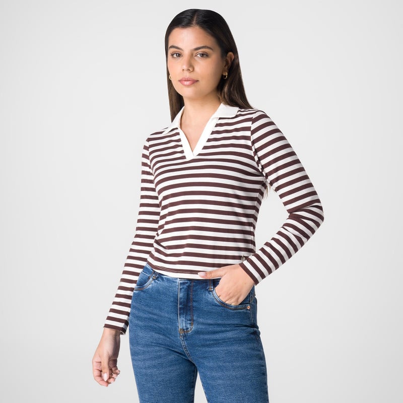 POLO MODA JERSEY MUJER PETUNI - 1