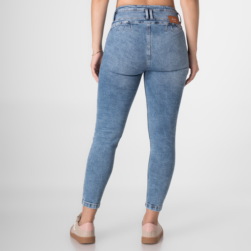 PANTALON MODA ELHIDA DENIM STRETCH MUJER - 3