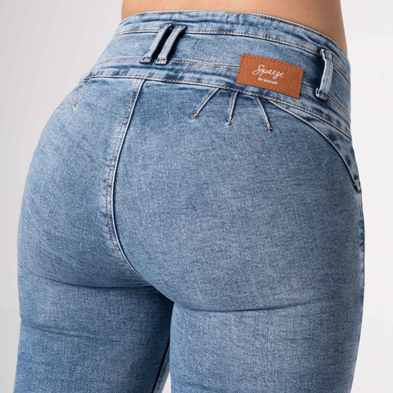 PANTALON MODA ELHIDA DENIM STRETCH MUJER - 5