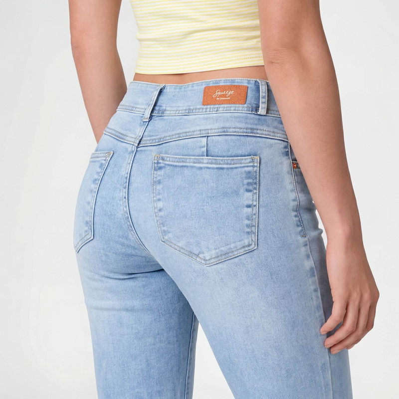 PANTALON MODA ELIHANNAH DENIM STRETCH MUJER - 4
