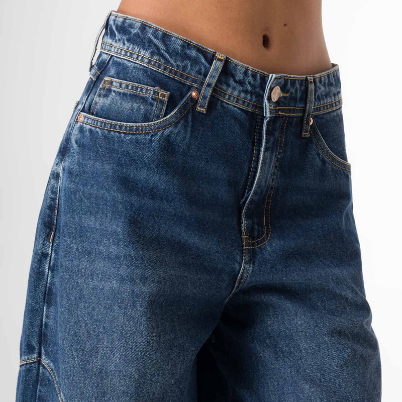 PANTALON MODA LADEL DENIM MUJER - 4
