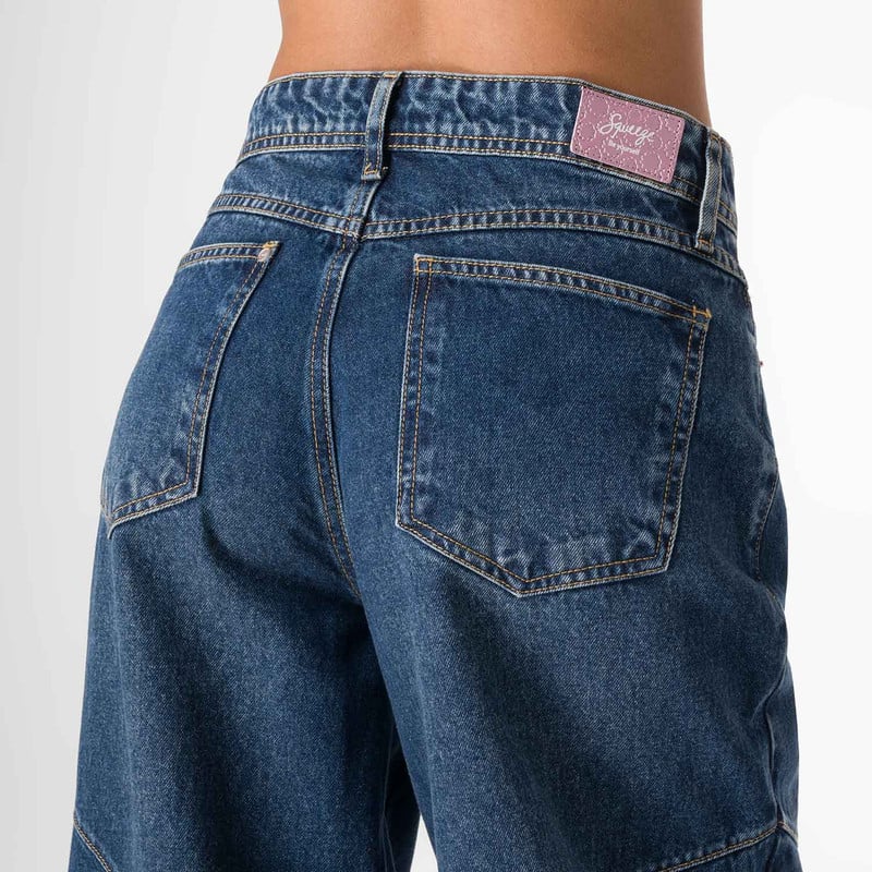 PANTALON MODA LADEL DENIM MUJER - 5