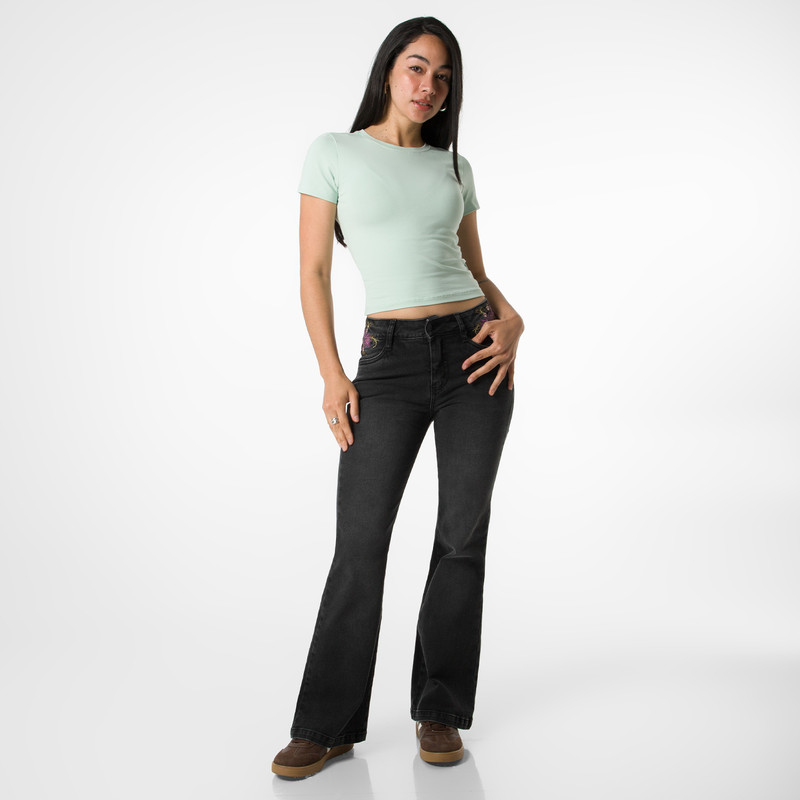 PANTALON MODA CHAXIRHA DENIM STRETCH MUJER - 2