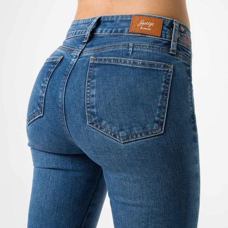 PANTALON MODA CHAXIRHA DENIM STRETCH MUJER - 5