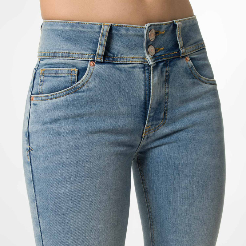 PANTALON MODA FYORE DENIM STRETCH MUJER - 4