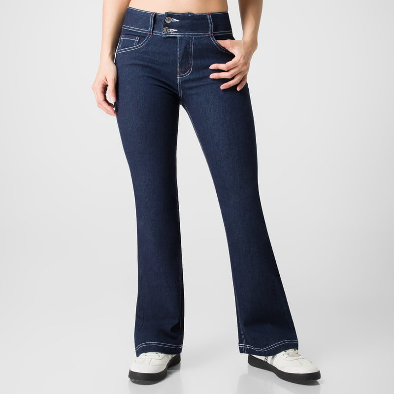 PANTALON MODA SERAFINA DENIM STRETCH MUJER - 1