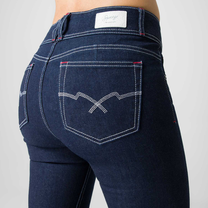 PANTALON MODA SERAFINA DENIM STRETCH MUJER - 5