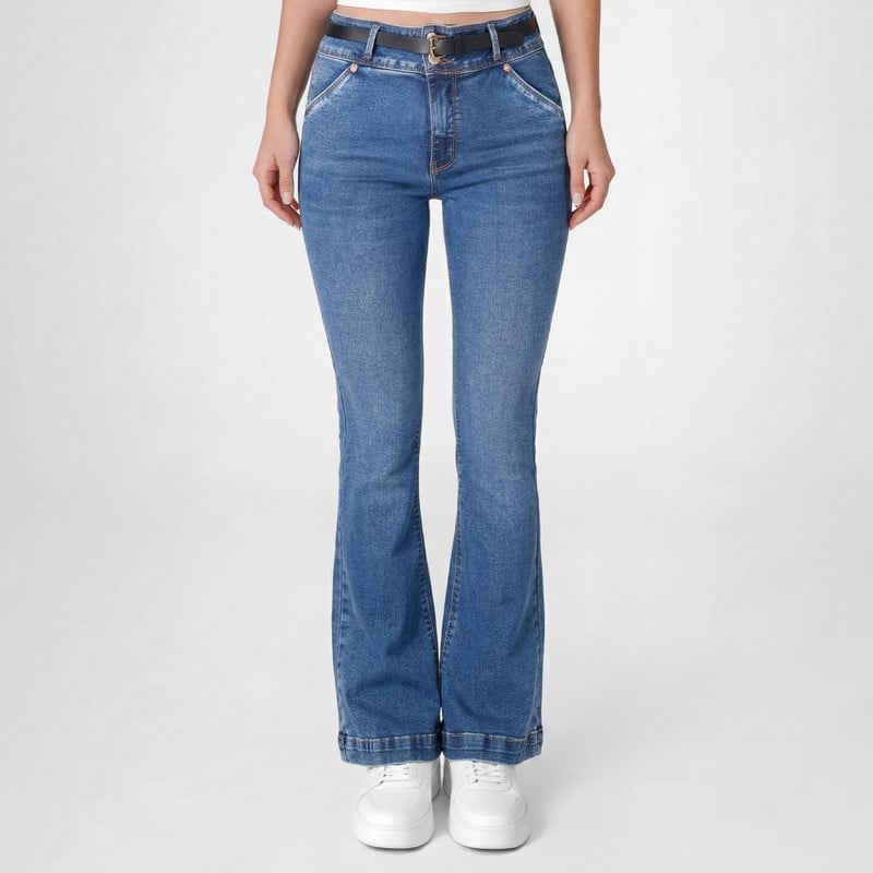 PANTALON MODA MIANNIETH DENIM STRETCH MUJER - 1