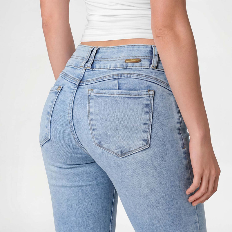 PANTALON MODA SIZIH DENIM STRETCH MUJER - 5