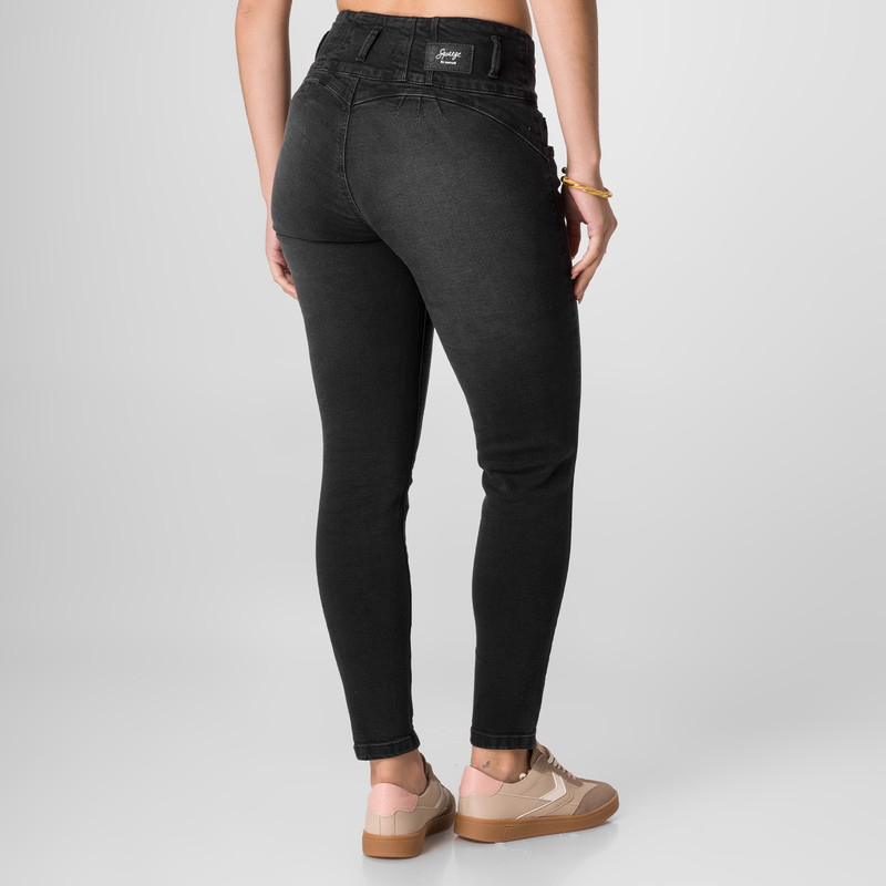PANTALON MODA KHORAH DENIM STRETCH MUJER - 3