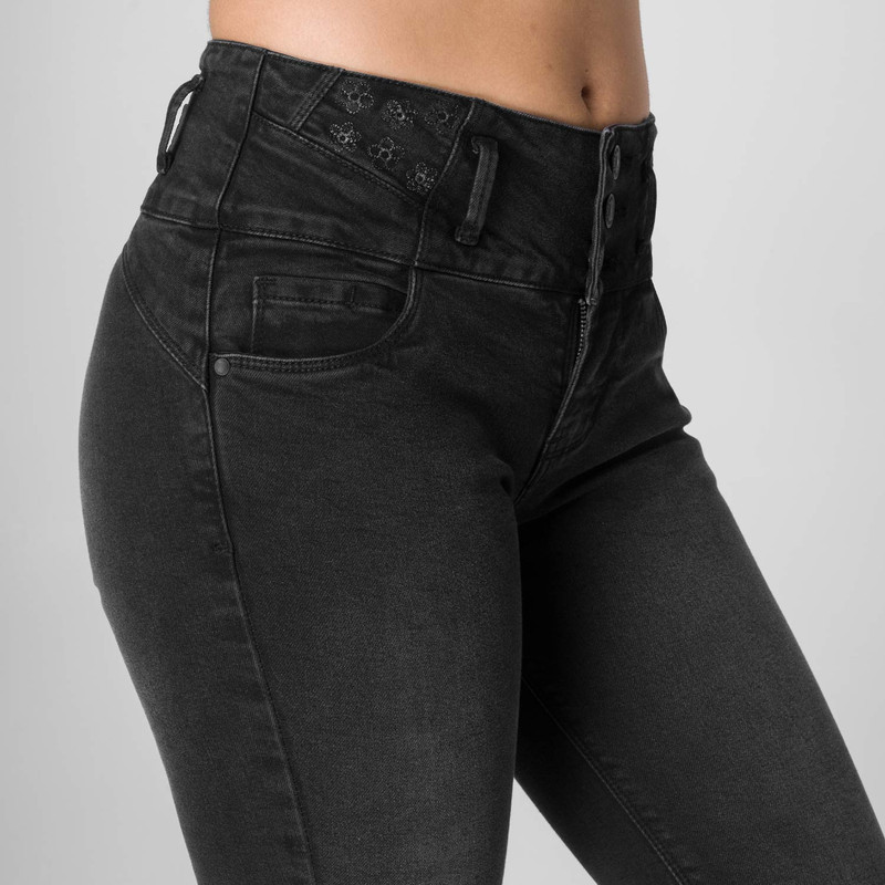 PANTALON MODA KHORAH DENIM STRETCH MUJER - 4