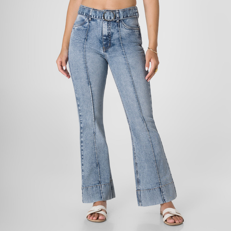 PANTALON MODA ANAILA DENIM STRETCH MUJER - 1