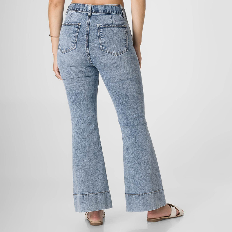 PANTALON MODA ANAILA DENIM STRETCH MUJER - 3
