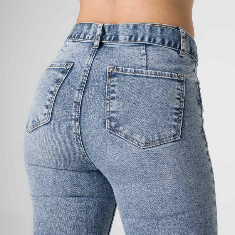 PANTALON MODA ANAILA DENIM STRETCH MUJER - 5