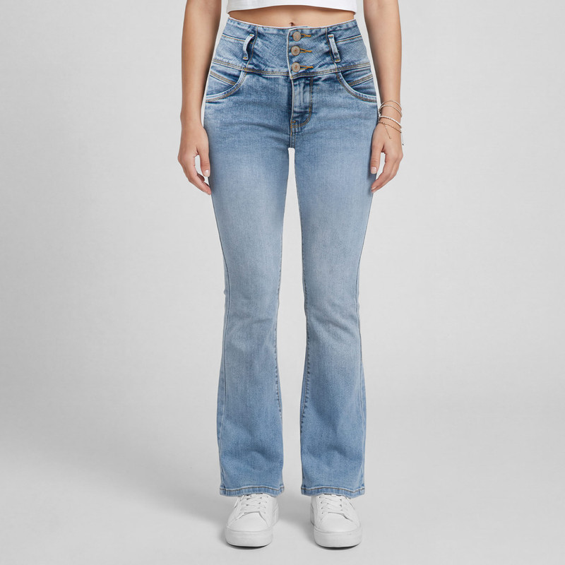 PANTALON MODA LITTARITH DENIM STRETCH MUJER - 1