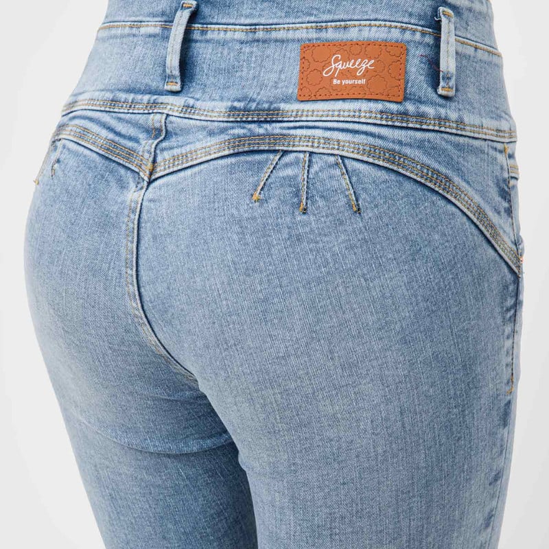 PANTALON MODA LITTARITH DENIM STRETCH MUJER - 5