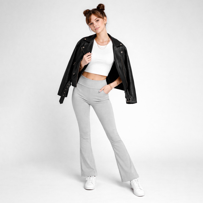 PANTALON MODA ROSSH PANTS JERSEY FULL LYCRA MUJER - 2