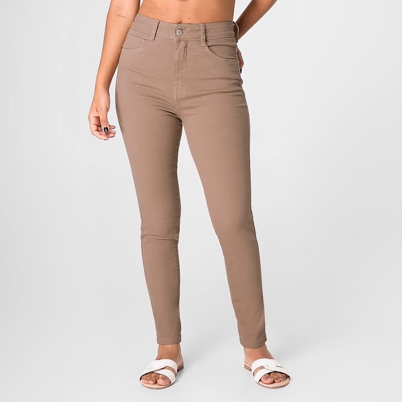 PANTALON CLASICO INGRID COLORS DRILL STRETCH MUJER - 1