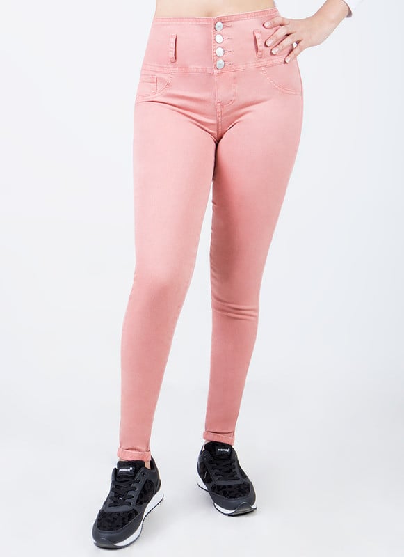 PANTALON MODA LADYA DRILL STRETCH MUJER - 1