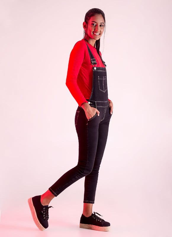 ENTERIZOS OVERALL GRETCHEL DENIM STRETCH MUJER - 2