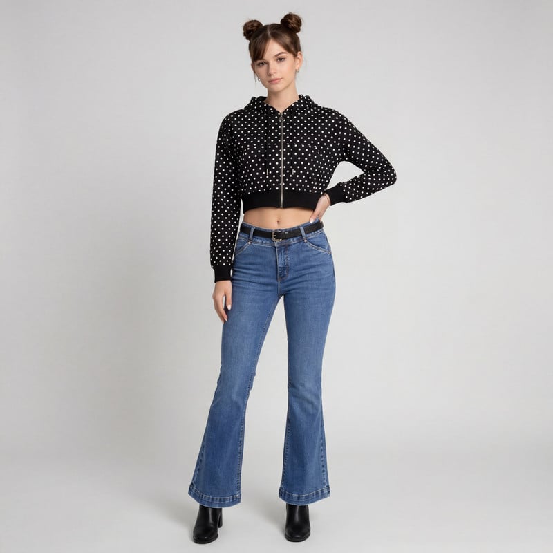 POLERAS ZIPPER BROOKEH FRENCH TERRY MUJER - 2