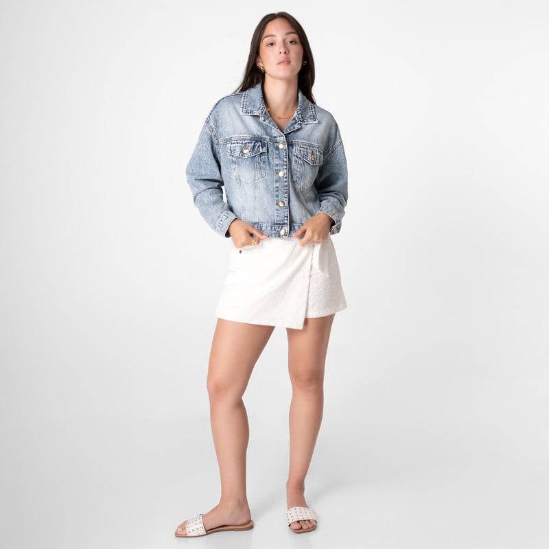 CASACA MINTY DENIM MUJER - 2