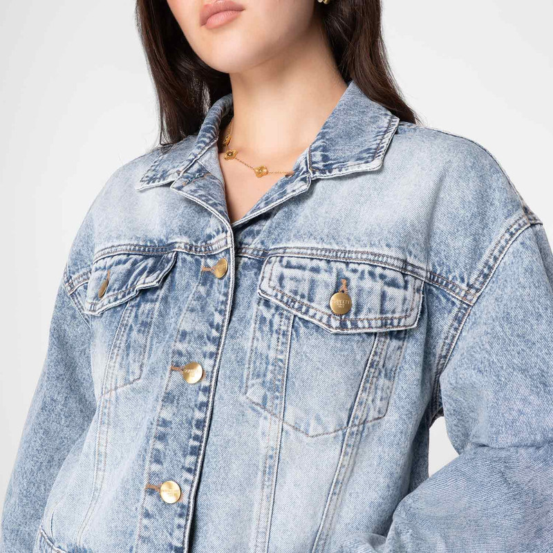 CASACA MINTY DENIM MUJER - 4