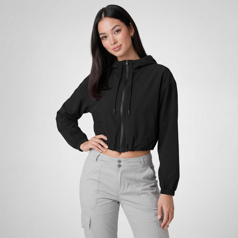 CASACA THESSA DRILL STRETCH MUJER - 1
