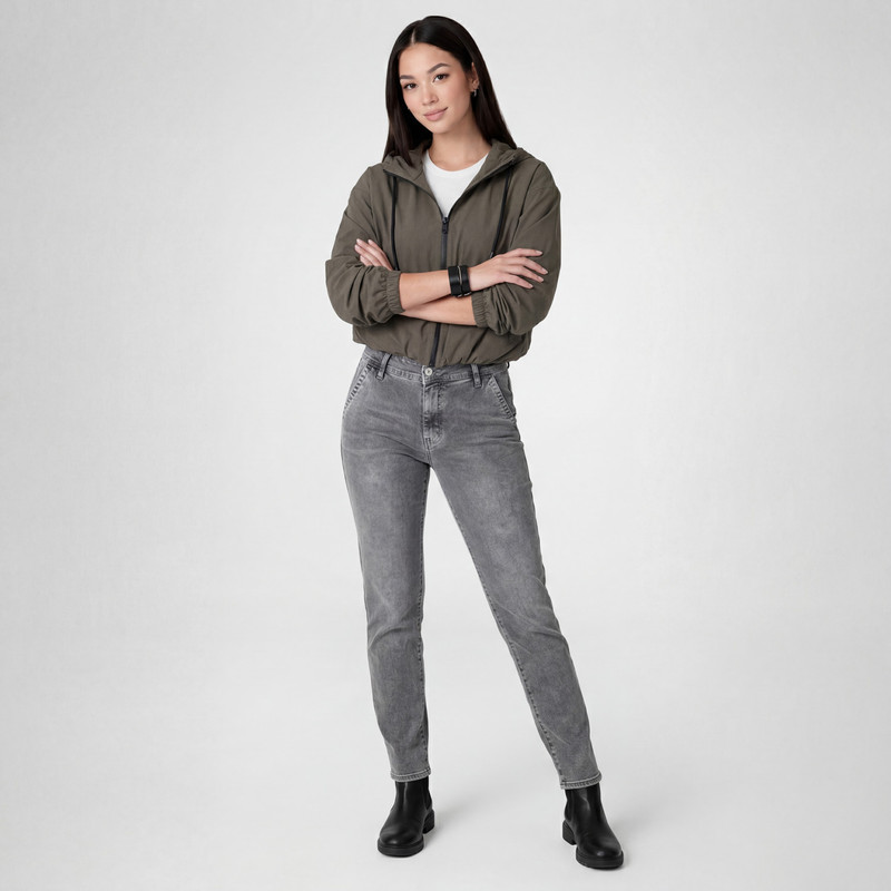 CASACA THESSA DRILL STRETCH MUJER - 2