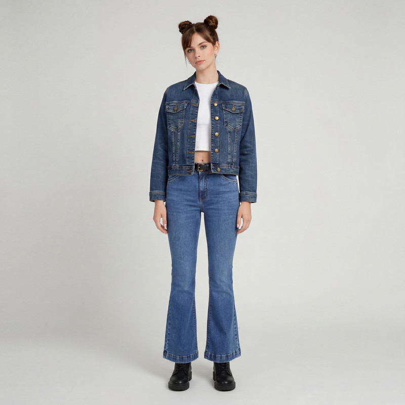 CASACA ELOISEH DENIM STRETCH MUJER - 2