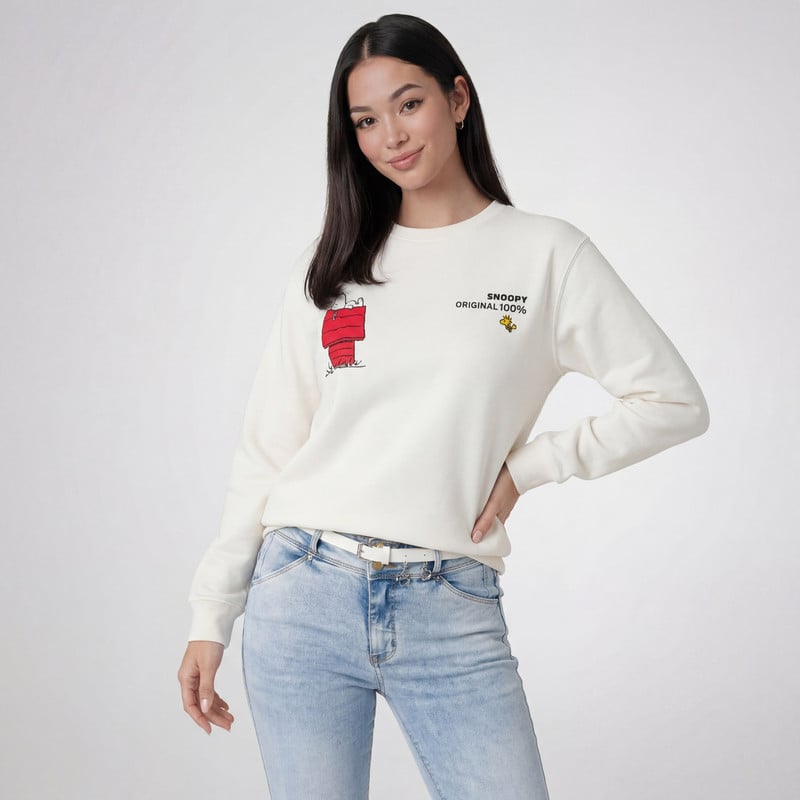 POLERAS CUELLO REDONDO MISTY-SNOOPY FRANELA MUJER - 2