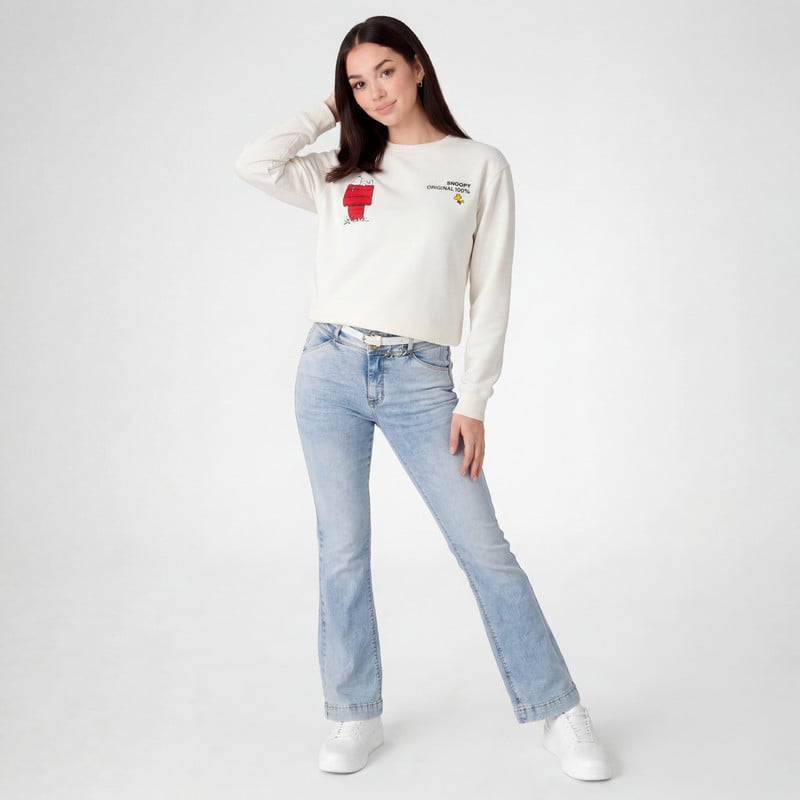 POLERAS CUELLO REDONDO MISTY-SNOOPY FRANELA MUJER - 3