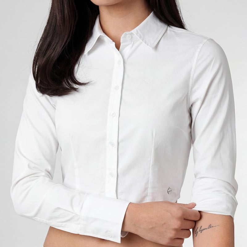 BLUSAS MODA MAYUK POPELINA STRETCH MUJER - 4