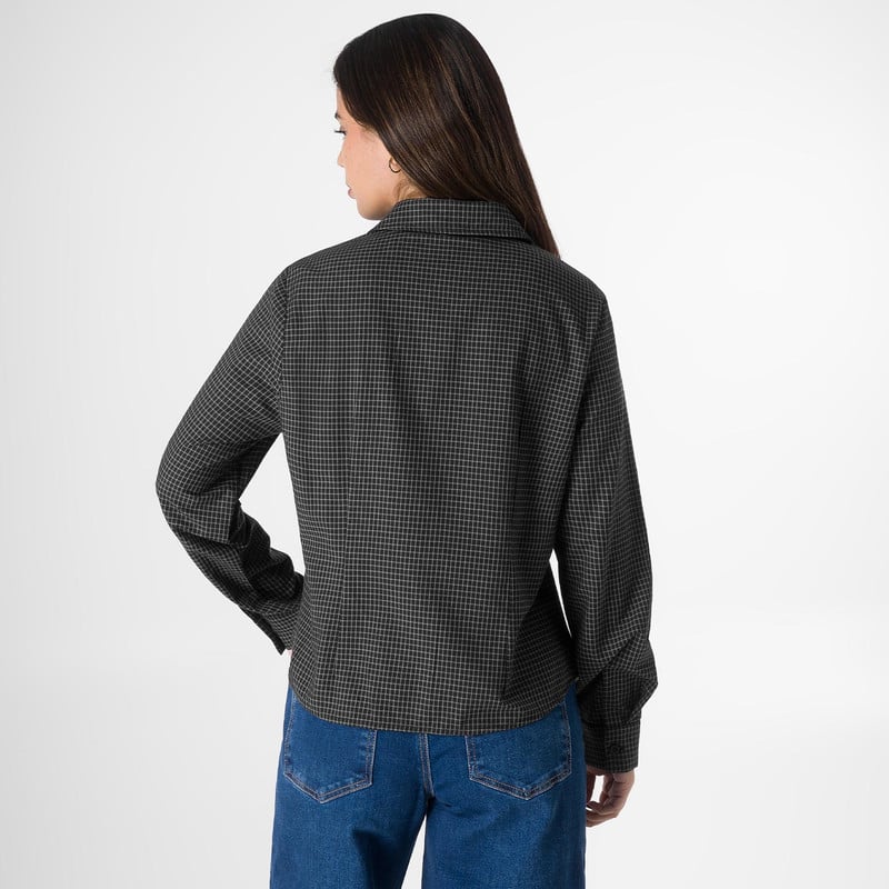 BLUSAS MODA AVELLINA CUADROS MUJER - 3