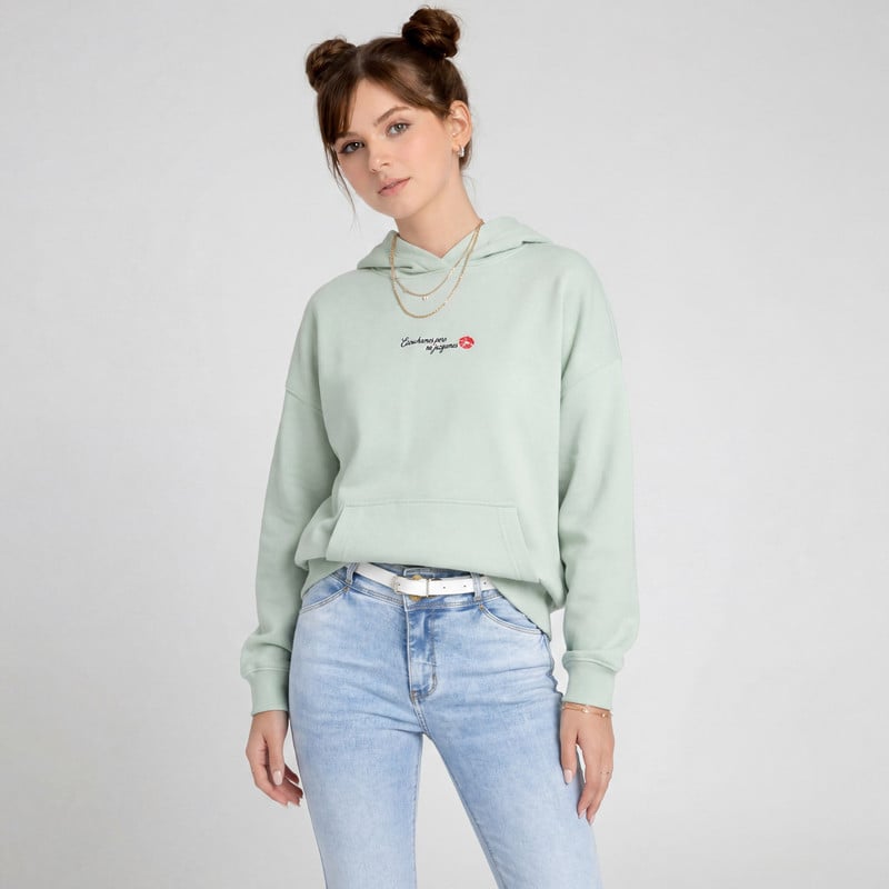 POLERAS HOODIE YUNHΜ FRANELA MUJER - 1