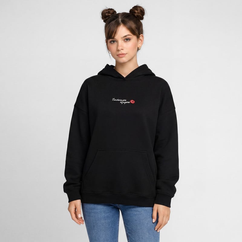 POLERAS HOODIE YUNHΜ FRANELA MUJER - 1
