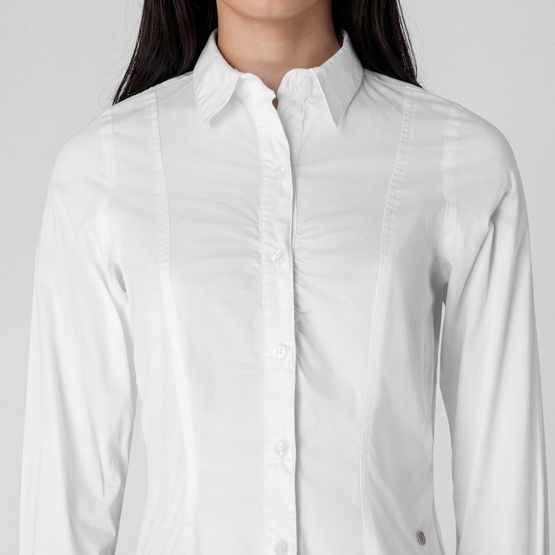 BLUSAS MODA YVANY POPELINA STRETCH MUJER - 4