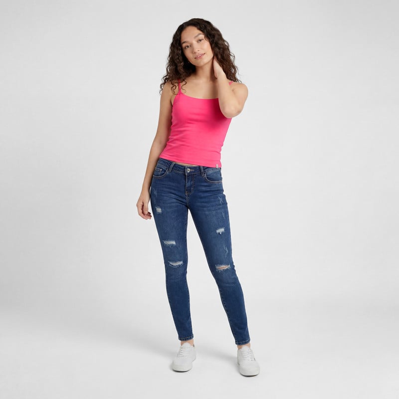 TOPS TIRAS DESTRY JERSEY FULL LYCRA MUJER - 2