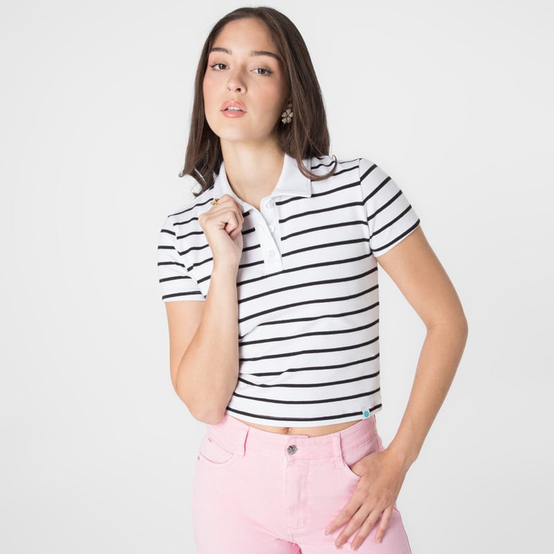 POLOS CROPP SELENKA JERSEY FULL LYCRA MUJER - 1