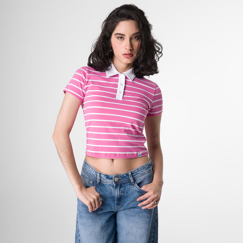 POLOS CROPP SELENKA JERSEY FULL LYCRA MUJER - 1