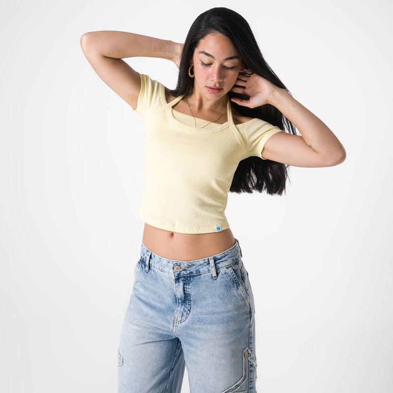 POLO MODA XIANIAT RIB LYCRADO MUJER - 1