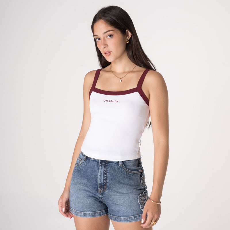 TOPS TIRAS SOETH RIB LYCRADO MUJER - 1
