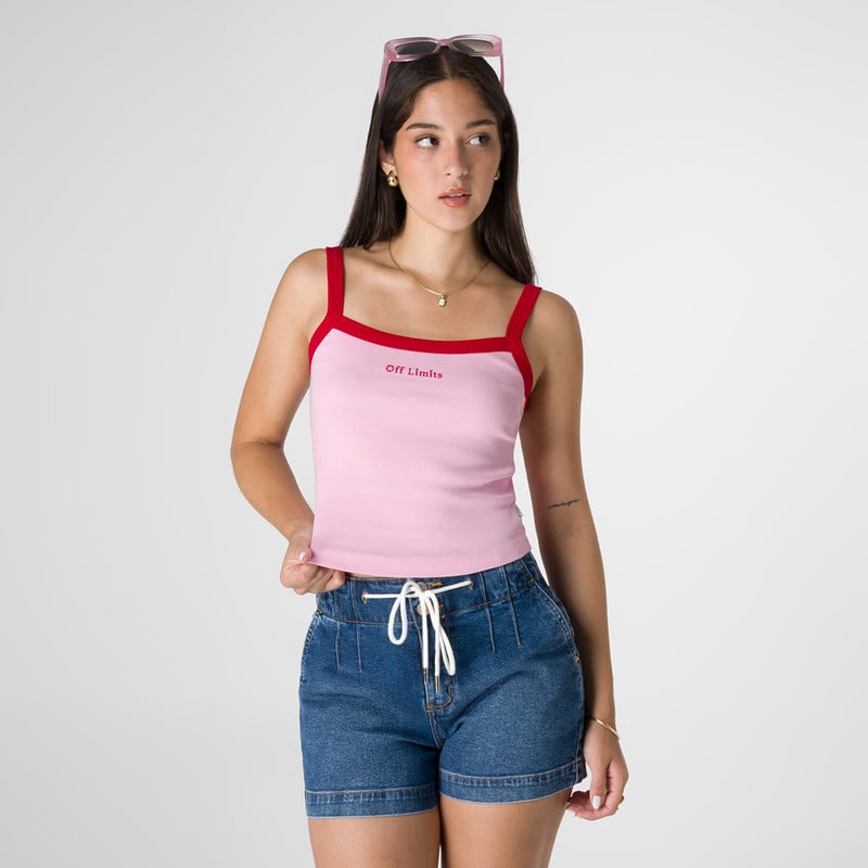 TOPS TIRAS SOETH RIB LYCRADO MUJER - 1