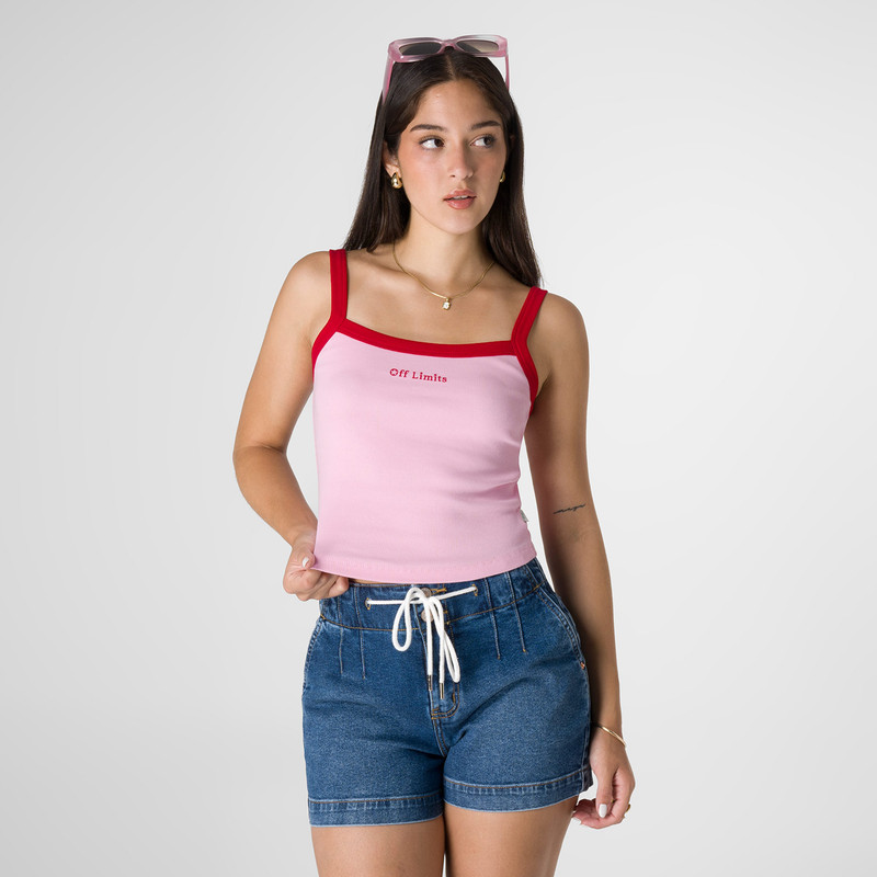 TOPS TIRAS SOETH RIB LYCRADO MUJER - 1