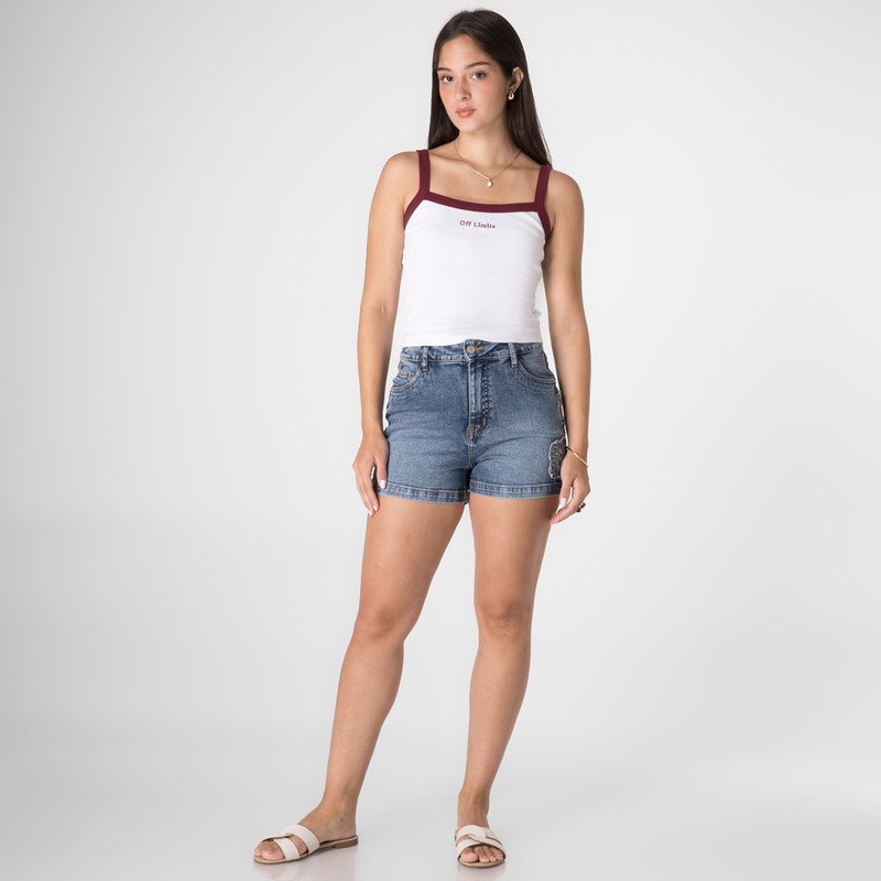 TOPS TIRAS SOETH RIB LYCRADO MUJER - 2