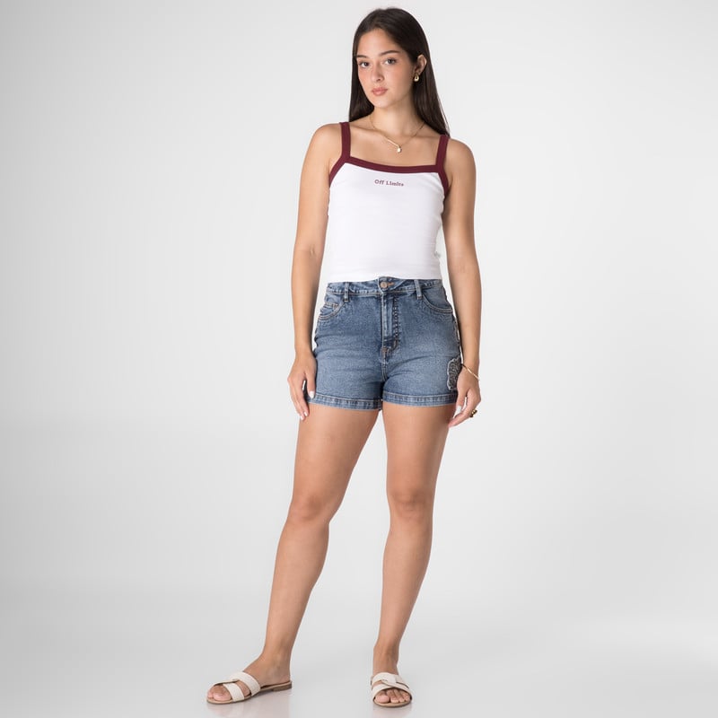 TOPS TIRAS SOETH RIB LYCRADO MUJER - 2